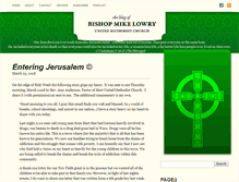 Tablet Screenshot of bishopmikelowry.com